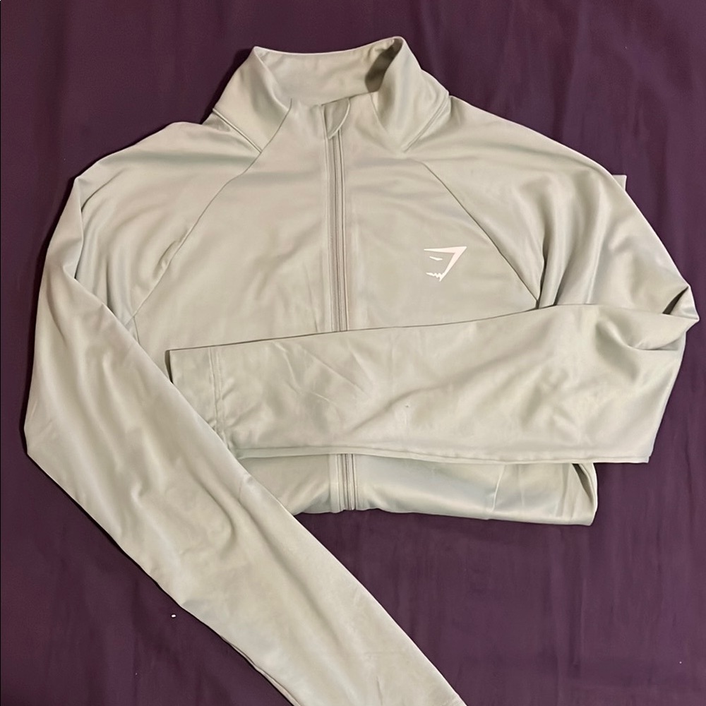 Sage Green Gymshark Training Jacket